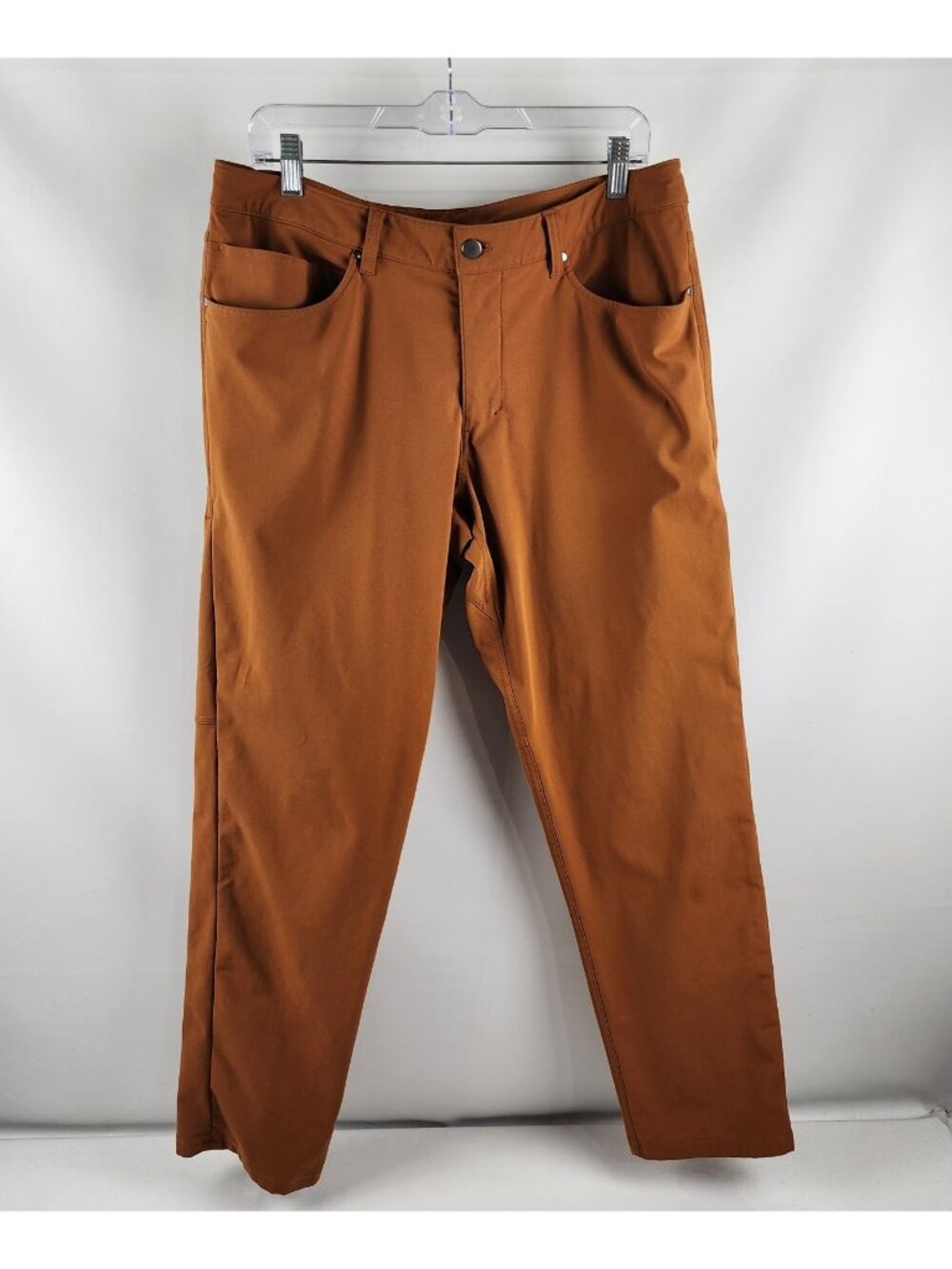 Lululemon Pants Mens 34x30 Rust Brown Warpstreme ABC Classic Fit 5-Pocket Pants